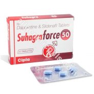Suhagra Force 50mg (Sildenafil/Dapoxetine)