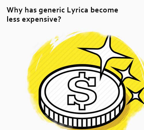 Why has generic Lyrica become less expensive?