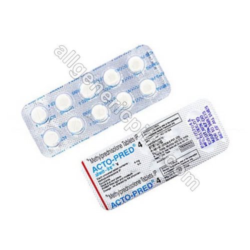 Acto Pred 4mg (Methylprednisolone) - 4mg