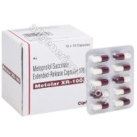 Metolar XR 100 mg (Metoprolol)