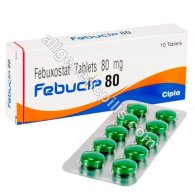 Febucip 80mg Tablets (Febuxostat)