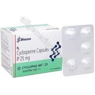 Cyclophil Me 25mg (Cyclosporine)