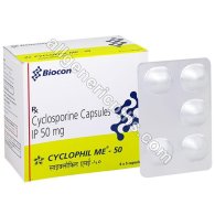 Cyclophil Me 50mg (Cyclosporine)