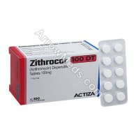 Zithrocor 100 DT (Azithromycin 100 Mg)