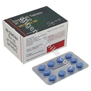 Vegro 50 Mg (Sildenafil Citrate)