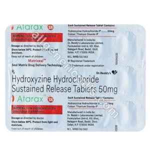 Atarax 50 Mg (Hydroxyzine)