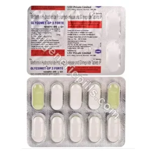 Glycomet-GP 3 Forte (Metformin/Glimepiride)