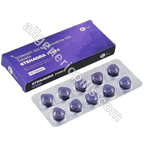 Stenagra Force 250 mg (Sildenafil Citrate/Dapoxetine)