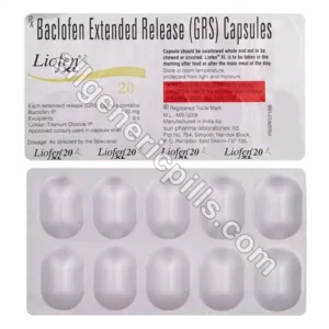 Liofen XL 20 Mg (Baclofen)