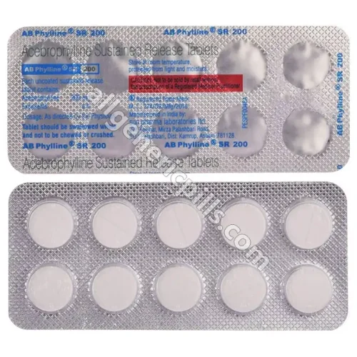 Acebrophylline Sustained Release 200 mg (Generic)