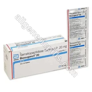 Serratiopeptidase 20 mg (Generic)