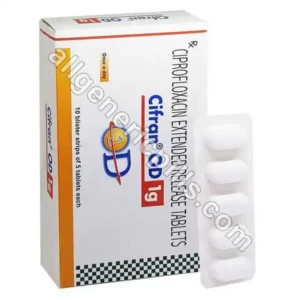 Ciprofloxacin Extended Release 1000mg (Generic)