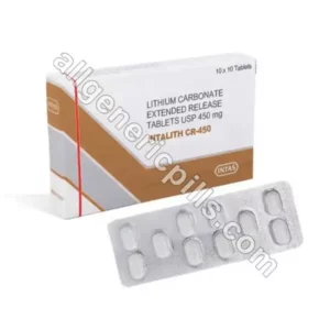 Lithium Carbonate Prolonged Release 450 mg (Generic)