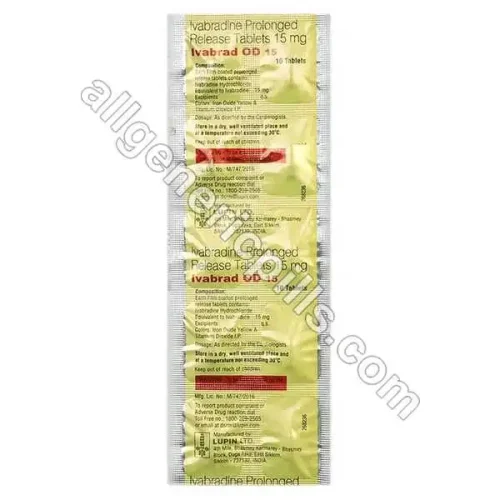 Ivabradine Prolonged Release 15 Mg (Generic)