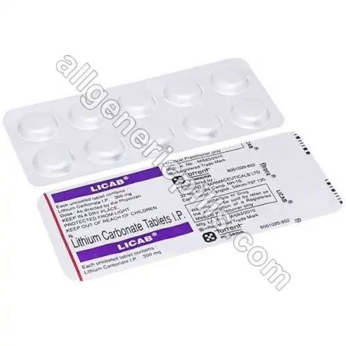 Lithium Carbonate 300 mg (Generic)