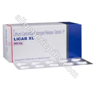 Lithium Carbonate Prolonged Release 400 mg (Generic)