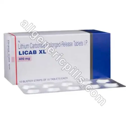 Lithium Carbonate Prolonged Release 400 mg (Generic)