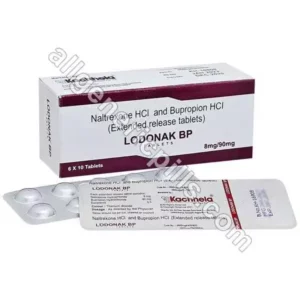 Naltrexone 8mg & Bupropion 90mg (Generic)