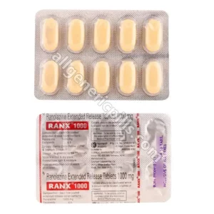 Ranolazine 1000mg (Generic)