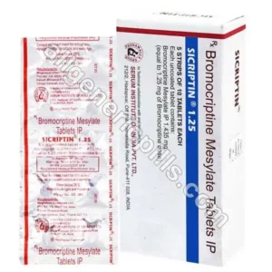 Bromocriptine 1.25 mg (Generic)