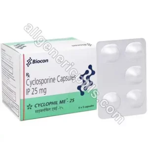 Cyclosporine 25mg (Generic)