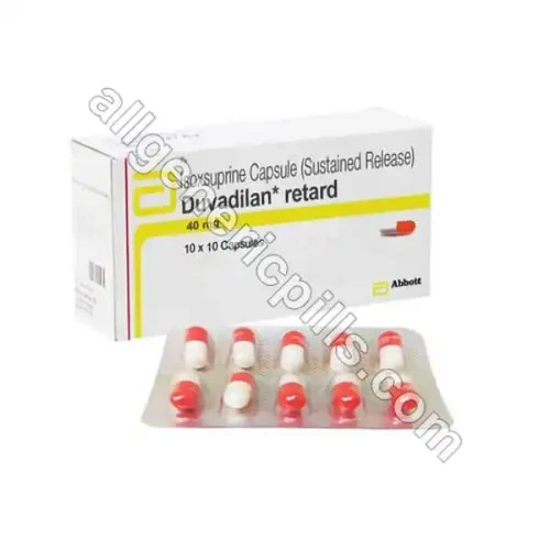 Isoxsuprine Hcl Sustained Release 40 mg (Generic)