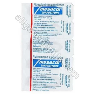 Mesalamine 500 mg Suppository (Generic)