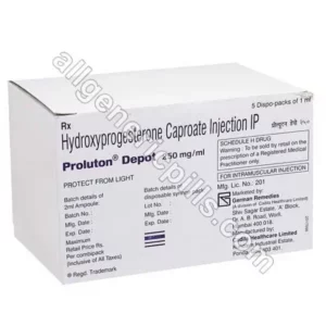 Hydroxyprogesterone Caproate 250 mg Injection (Generic)