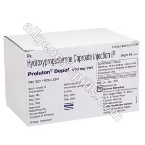 Hydroxyprogesterone Caproate 500 mg Injection (Generic)