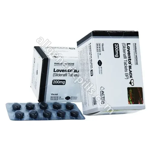 Lovento Black 200 mg (Sildenafil)