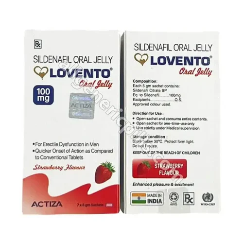 Viagra Oral Jelly Strawberry Flavour