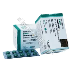 Super Lovento Tablet (Sildenafil/Dapoxetine)