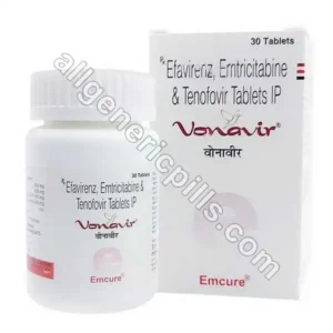 Vonavir Tablet (Emtricitabine/Tenofovir/Efavirenz)