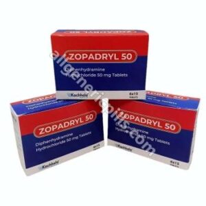Zopadryl 50 mg (Diphenhydramine)