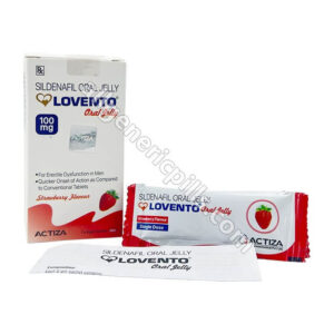 Lovento Oral Jelly Strawberry Flavour (Sildenafil Citrate)