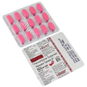 Pentral 400 mg Tablet (Pentoxifylline)